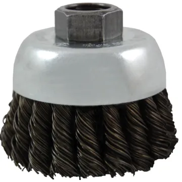 Weiler Steel Knot Wire Cup Brush - 3 in.