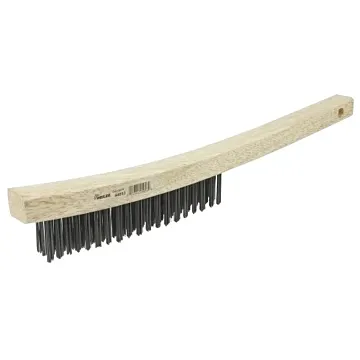 Weiler Hand Wire Scratch Brush w/ Curved Handle