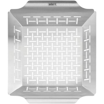 Weber SS Deluxe Grilling Basket - L