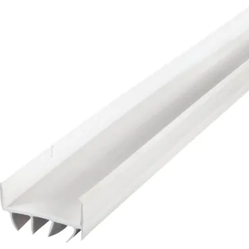 M-D Building Products 2 In. W. x 1.125 In. H. x 36 In. L. Vinyl White Door Bottom