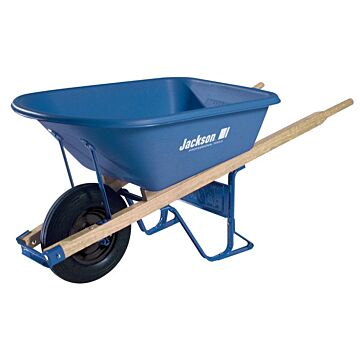 Jackson 6 Cu. Ft. Poly Contractor Wheelbarrow