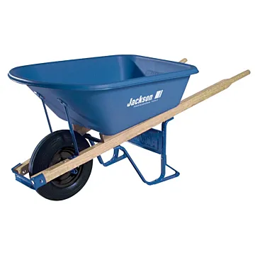 Jackson 6 Cu. Ft. Poly Contractor Wheelbarrow