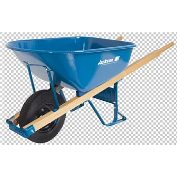 Jackson 6 Cu. Ft. Steel Contractor Wheelbarrow