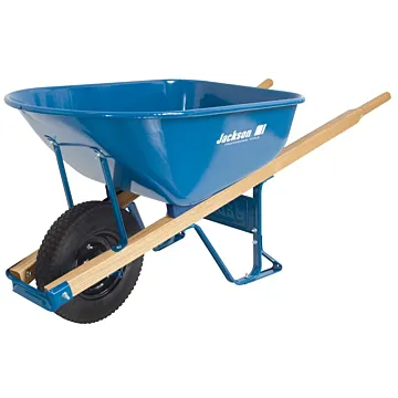 Jackson 6 Cu. Ft. Steel Contractor Wheelbarrow