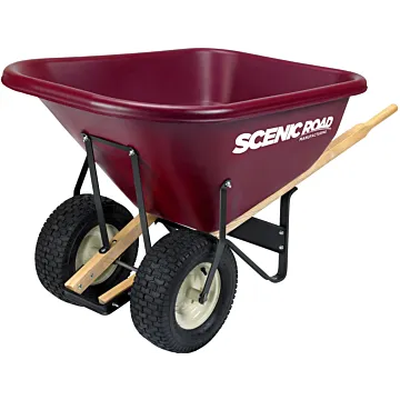 SCENIC ROAD™ 10 Cu. Ft. 800lb Poly Wheelbarrow