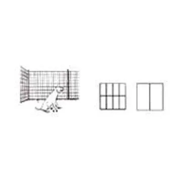 Jackson Wire Welded Wire Fence, 36 in H, 1 x 2 in Mesh, 14 Gauge, Blk, Galvanized