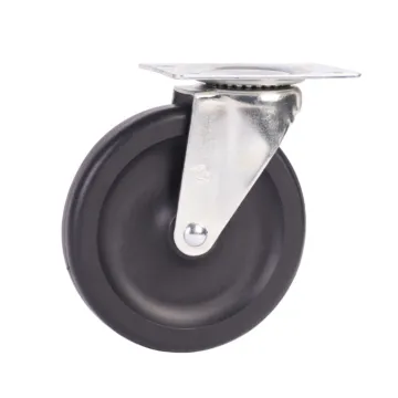World Casters & Equipment Manufacturing 230 lb 5 in Polyolefin Swivel Caster