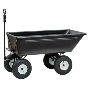 Valley Road Woodworks Dump Wagon (Black) 24 in. x 48 in.