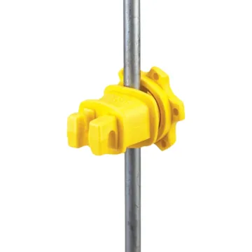 Dare Products Dare Screw-On Yellow Polythylene Electric Fence Insulator (25-Pack)