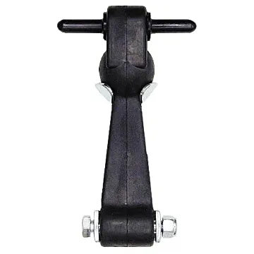 Buyers 6 in Rubber Latch/Carbon Steel Bracket Plain Latch/Zinc Plated Bracket Hood Catch