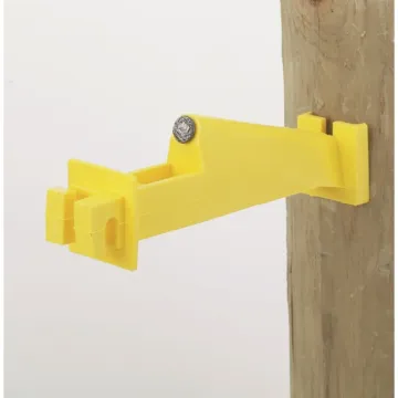 Dare Products Dare Nail-On Yellow Polyethylene Electric Fence Insulator (15-Pack)