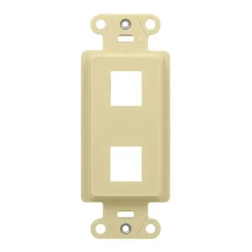 Pass & Seymour 2-Port Decorator Outlet Strap (Light Almond)