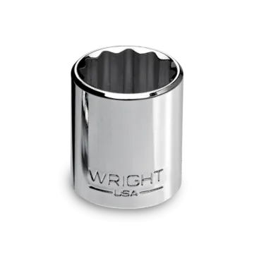 Wright Tool 1/4" Drive 12 Point Standard Socket - 7/16"
