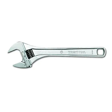 Wright Tool Adjustable Wrench Maximum Capacity 1-11/16" Chrome - 15"