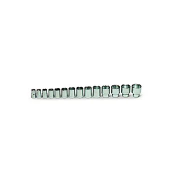 Wright Tool 1/2" Drive 14 Piece Set - 6 Point Standard Sockets, 7/16" - 1-1/4"