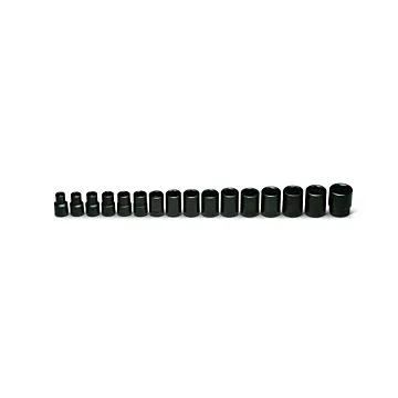 Wright Tool 1/2" Drive 16 Piece Set - 6 Point Standard Metric Impact Sockets, 10mm - 27mm