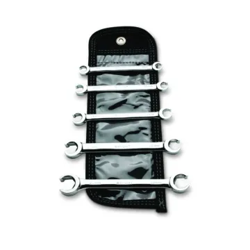 Wright Tool Flare Nut Wrench 5 Piece Set - Satin Metric 9mm - 21mm