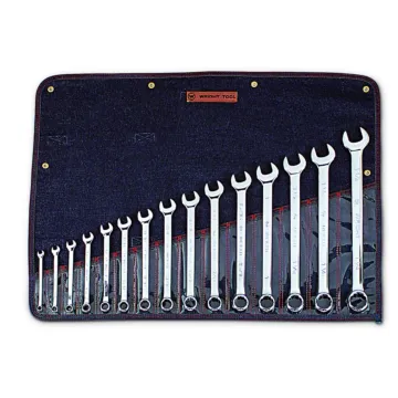 Wright Tool Combination Wrench WRIGHTGRIP® 2.0 12 Point Full Polish (15pc) 5/16 in. - 1-1/4 in.