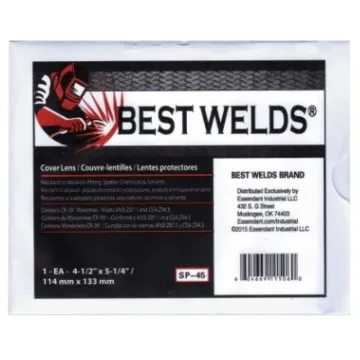 Best Welds® Clear CR-39 Plastic Scratch/Static Resistant Cover Lens