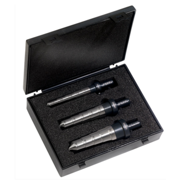 Champion Cutting Tool XSR-SET, Champion Heavy Duty Brute Step Reamer Set, 3 Pc. Set