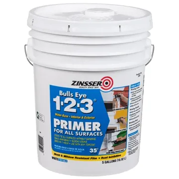 Zinsser Bulls Eye 1-2-3® Water-Base Primer - 5 Gal - White
