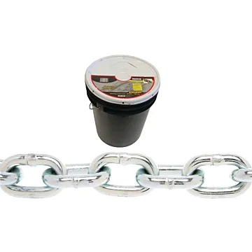 BARON PC30516P Proof Coil Chain, 5/16 in 30 Grade, Steel, Zinc