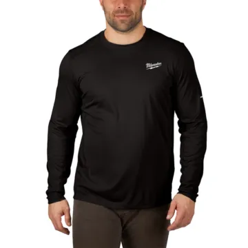 WORKSKIN™ Lightweight Long Sleeve Performance Shirt (Black)