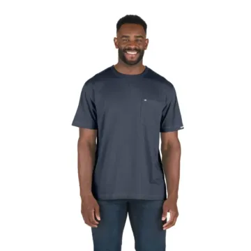 Performance Short Sleeve Pocket Tee (Space Blue)