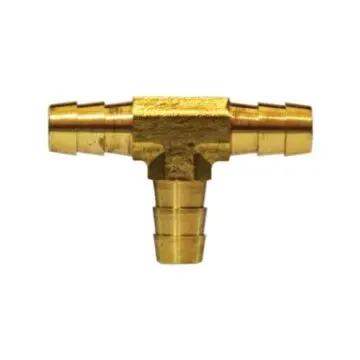 Brass Hose Barb Tee