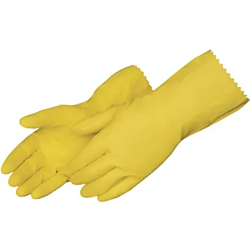 Chemical-Resistant Latex Gloves (Yellow)