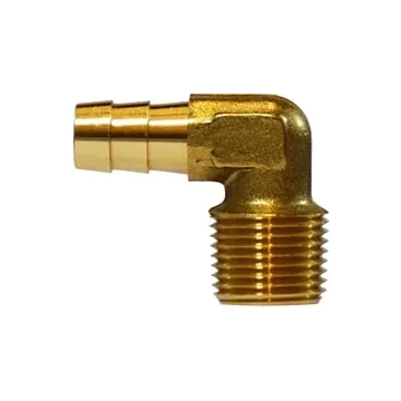 Brass MPT x Hose Barb Elbow