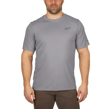 WORKSKIN™ Lightweight  Short Sleeve Performance Shirt (Gray)