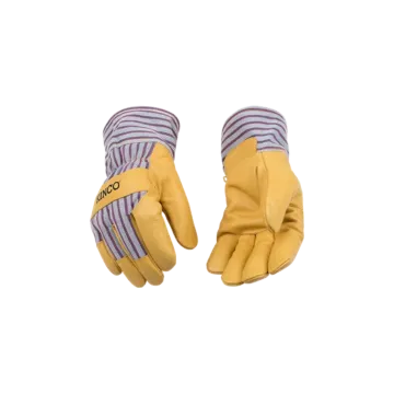 Kid's Grain Leather Palm Gloves