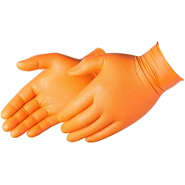 DuraSkin® Premium Disposable Nitrile Gloves (Orange - 100pk)