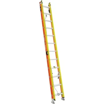 Type IA Fiberglass GLIDESAFE™ Tri-Rung Extension Ladder