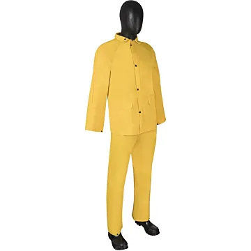 DuraWear™ 3-Piece Hooded Rainsuit (Yellow)