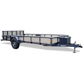 Diamond C 77" Premium Single Axle 12' Utility Trailer - Upgraded Edition