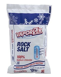 50 Lb. Rock Salt/Halite Ice Melt Large Pellets