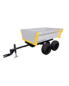 33 cu-ft 3,000 lb Tow-Behind Tandem Axle Dump Trailer