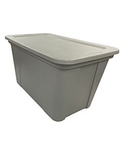 Gray Storage Tote 20gal