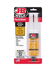 J-B Weld 0.85 Oz. PlasticWeld Epoxy Syringe