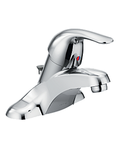 WS84503 Chrome One-Handle Low Arc Bathroom Faucet