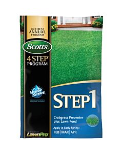 Scotts 4 Step Program Step 1 40.28 Lb. 15,000 Sq. Ft. Crabgrass Preventer Plus Lawn Food