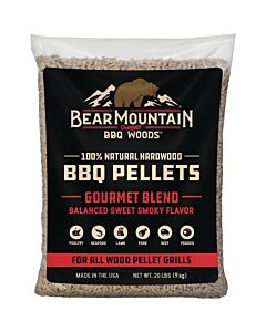 Bear Mountain BBQ Premium Woods Gourmet Blend Wood Pellets - 20 lb