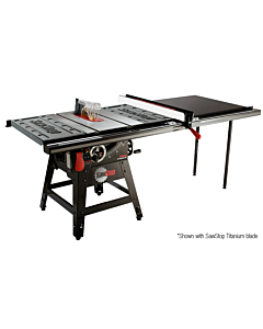 SawStop ASSEMBLY: 1.75HP Contractor Saw with 52&rdquo; Professional T-Glide fence system, rails & extension table
