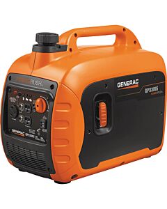 GENERAC Generac GP3300i 3300W Gasoline Powered Recoil Start Inverter Generator with COSENSE Technology