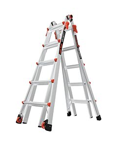 Little Giant Velocity 19 Ft. Aluminum Telescoping Ladder With 300 Lb. Load Capacity Type IA Duty Rating