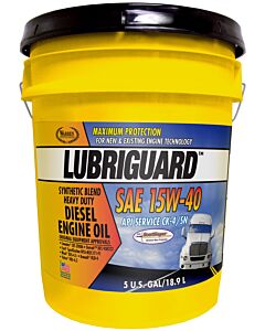 Warren Oil Lubriguard 15W40 Engine Oil, 5 Gallon Pail