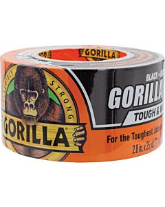 Gorilla 2.88 In. x 25 Yd. Tough & Wide Heavy-Duty Duct Tape, Black