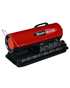 Reddy Heater Forced Air Kero 80K BTU w/Tstat - 5 gal Tank
